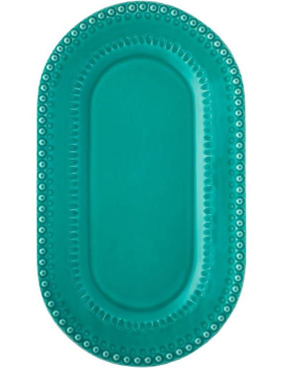

Блюдо овальное Bordallo Pinheiro Fantasia 45х26.5см Бирюза Bordallo Pinheiro TR-65004646