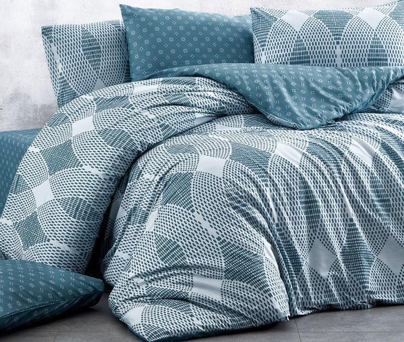 

Комплект постельного белья Nazenin Zanon Indigo (полуторный), ранфорс Nazenin SA-6148