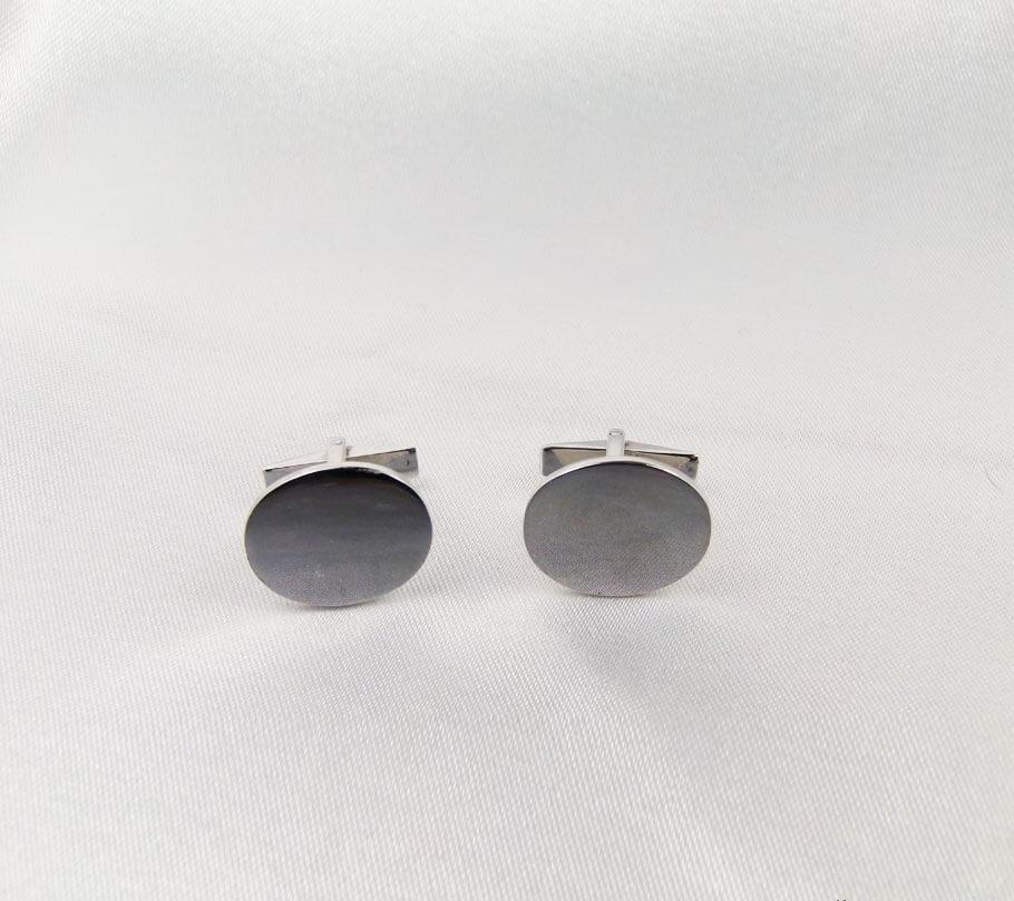 

Запонки мужские Maxi Silver 4620