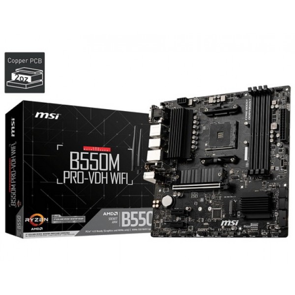 

MSI B550M PRO-VDH Wi-Fi Socket AM4