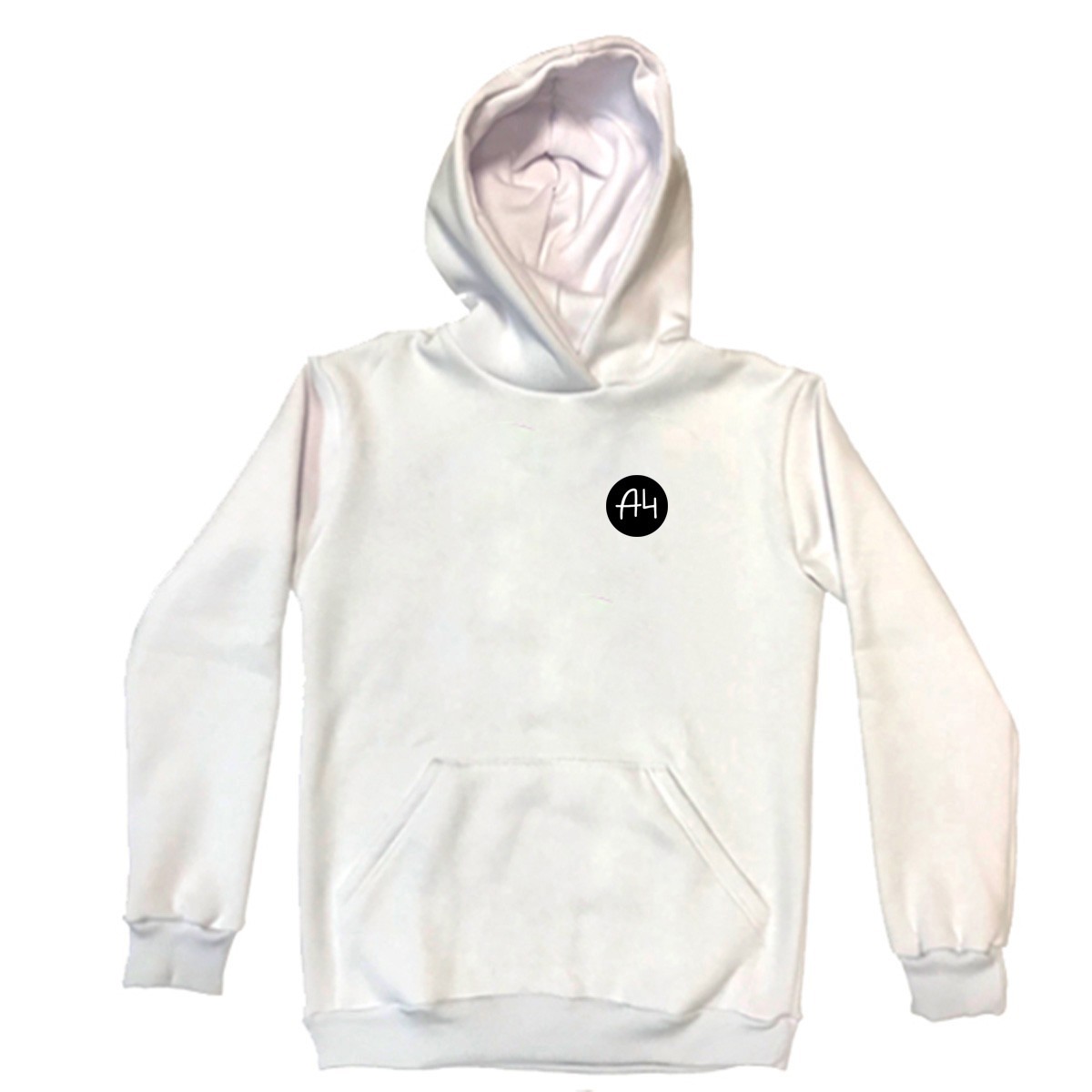 

Худи круг A4 толстовка белая, Худи круг A4 толстовка белая XS