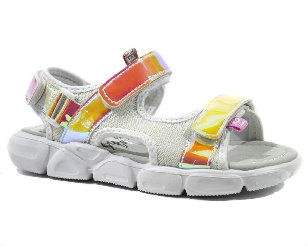 

Босоніжки KIMBOO арт.XA49-3H, hologram, білий,33р