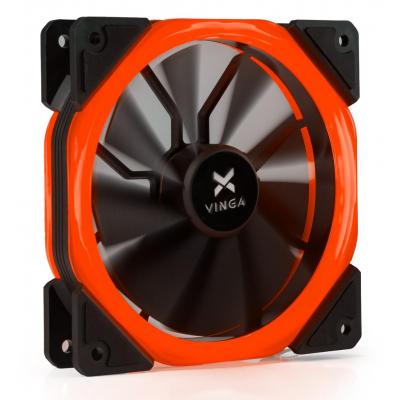 

Кулер для корпуса Vinga LED fan-02 red