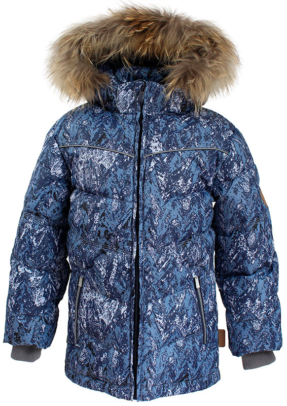 

Куртка для мальчиков Huppa ТМ Хуппа модель Moody 1 темно-синий с принтом 73286 размер 140 (17470155-73286-140)