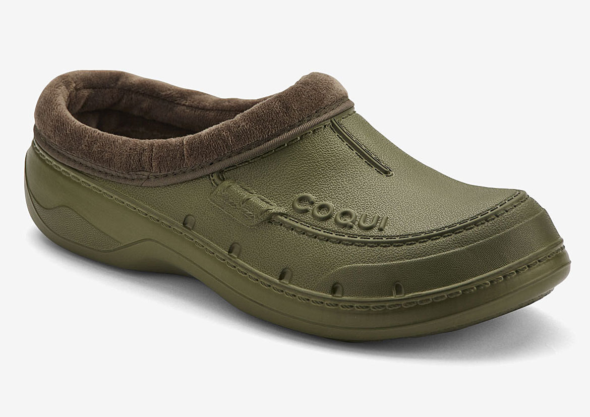 

Клоги мужские Coqui ТМ Кокей теплые Зелено-коричневые 41/42 (9771)