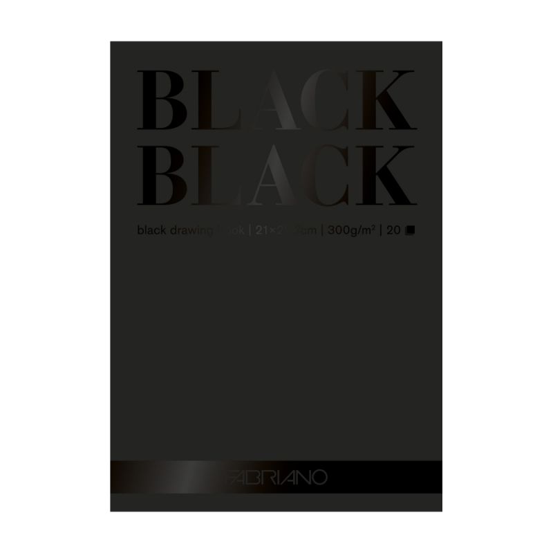 

Блок для рисунка mixed media 300г 20л Black Fabriano А3