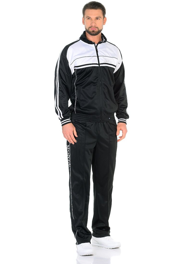 

Спортивный костюм Montana M/176 Черно-белый 27051 Black/White