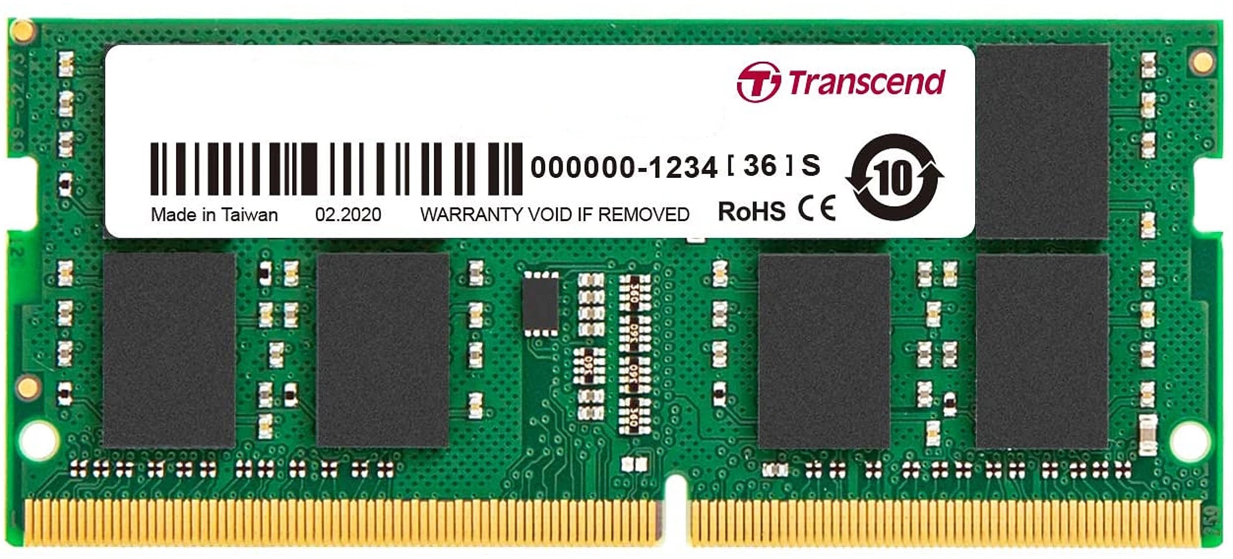 

Оперативная память Transcend SODIMM DDR4-3200 8192MB PC4-25600 (JM3200HSG-8G)