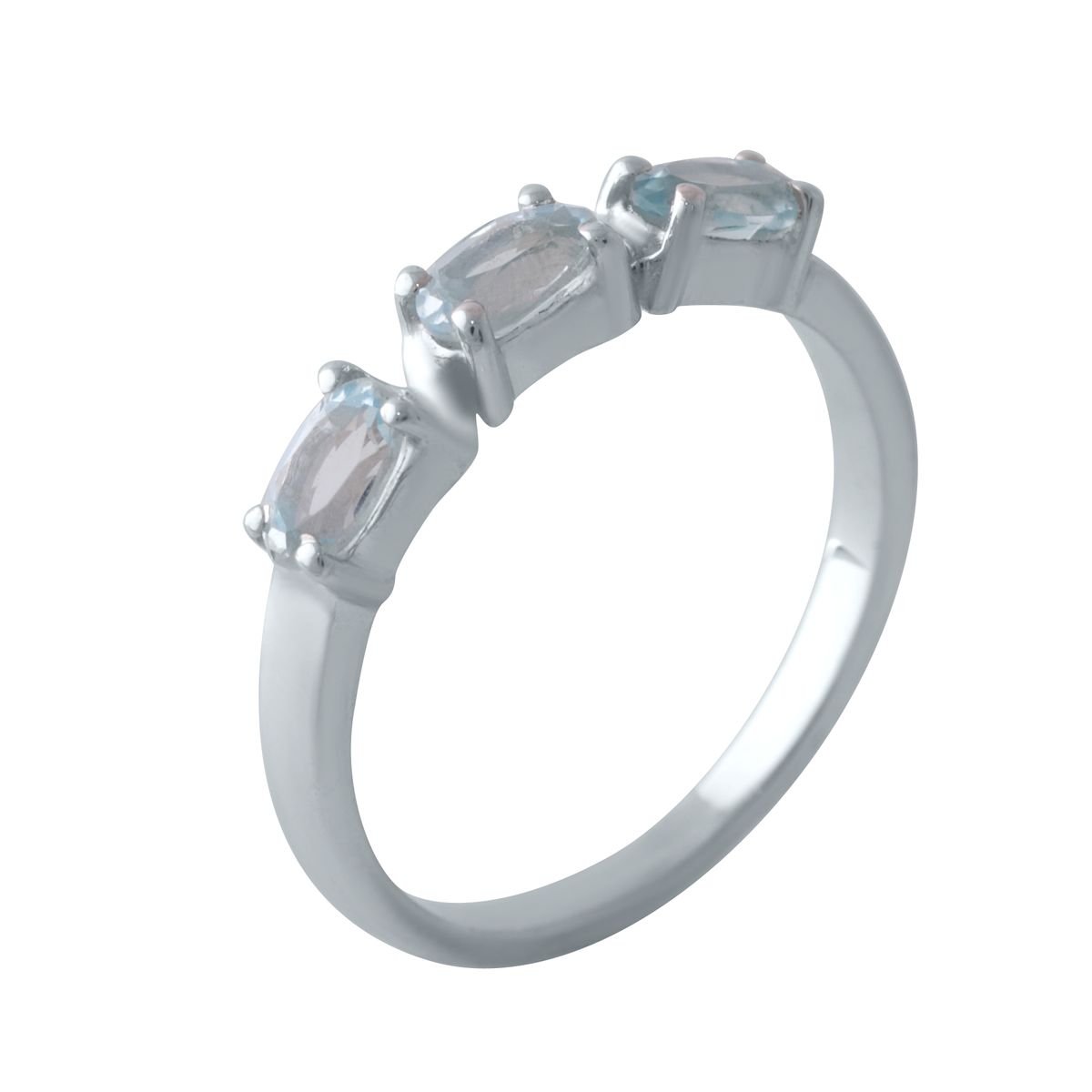 

Серебряное кольцо с натуральным топазом 0.78ct 17.5 размер