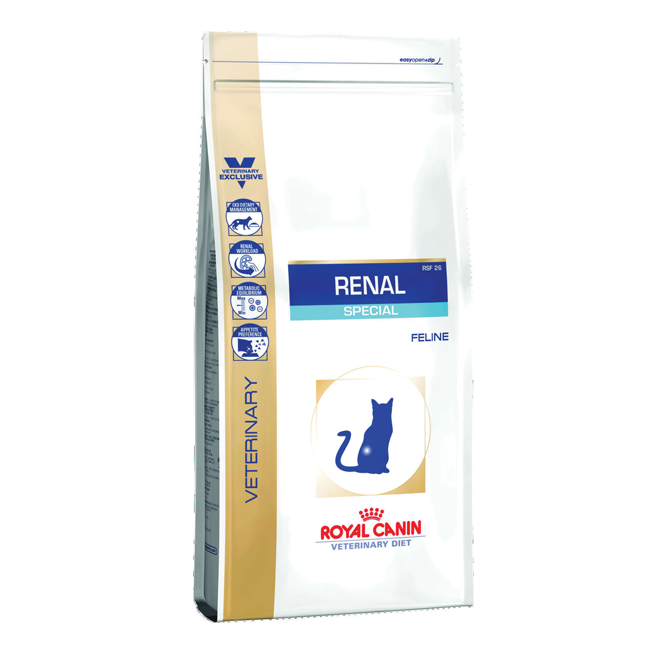 

Сухой корм Royal Canin Renal Special Feline для взрослых кошек с хронической почечной недостаточностью, 500 г