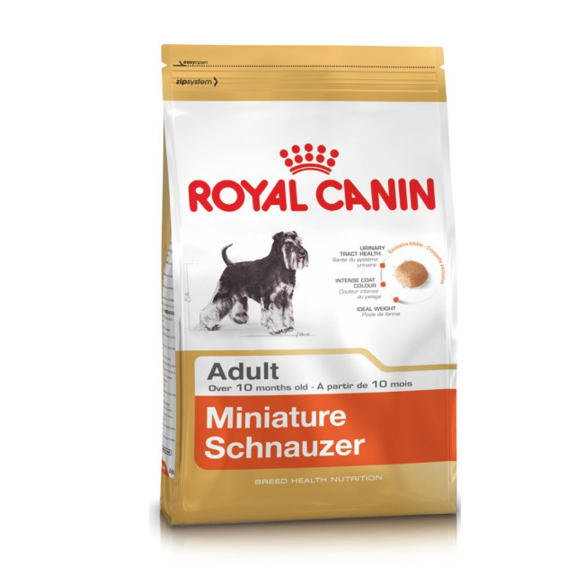 

Сухой корм Royal Canin Miniature Schnauzer Adult для взрослых собак старше 10 месяцев, 7.5 кг