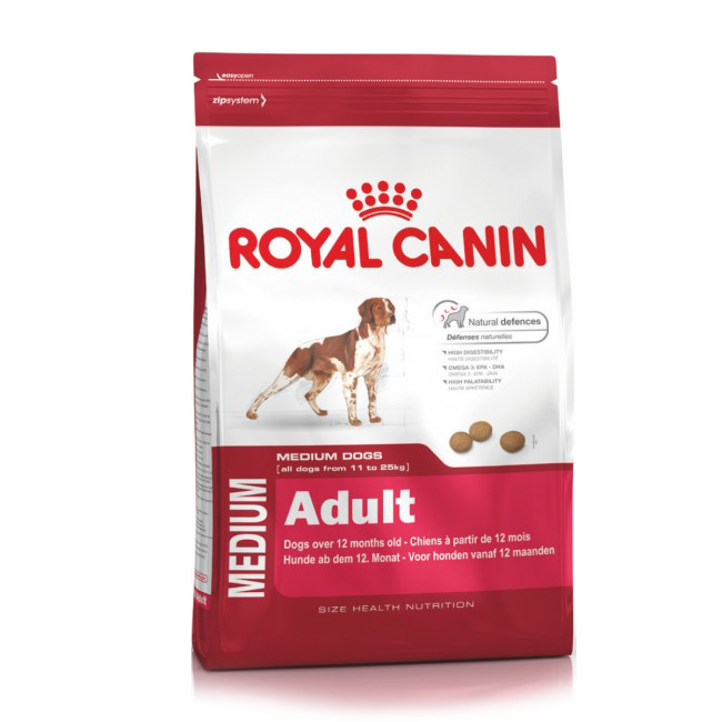 

Сухой корм Royal Canin Medium Adult для взрослых собак средних пород старше 12 месяцев, 15 кг