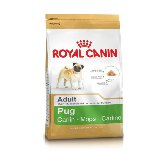 

Сухой корм Royal Canin Pug Adult для взрослых собак старше 10 месяцев, 3 кг