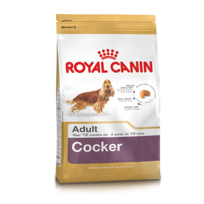 

Сухой корм Royal Canin Cocker Adult для взрослых собак старше 12 месяцев, 3 кг