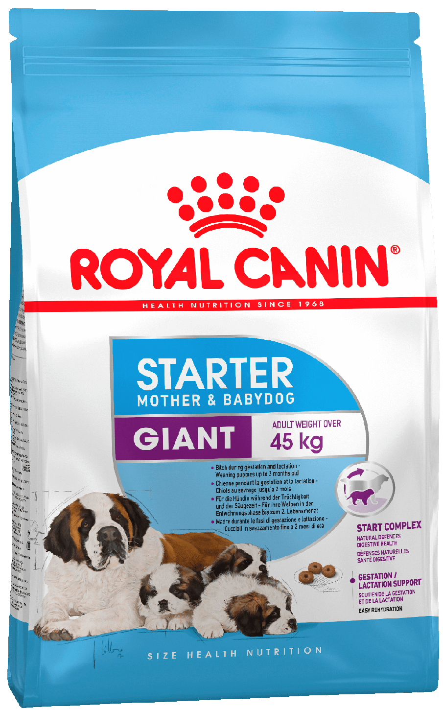 

Сухой корм Royal Canin Starter для щенков гигантских пород до 2 месяцев, 15 кг