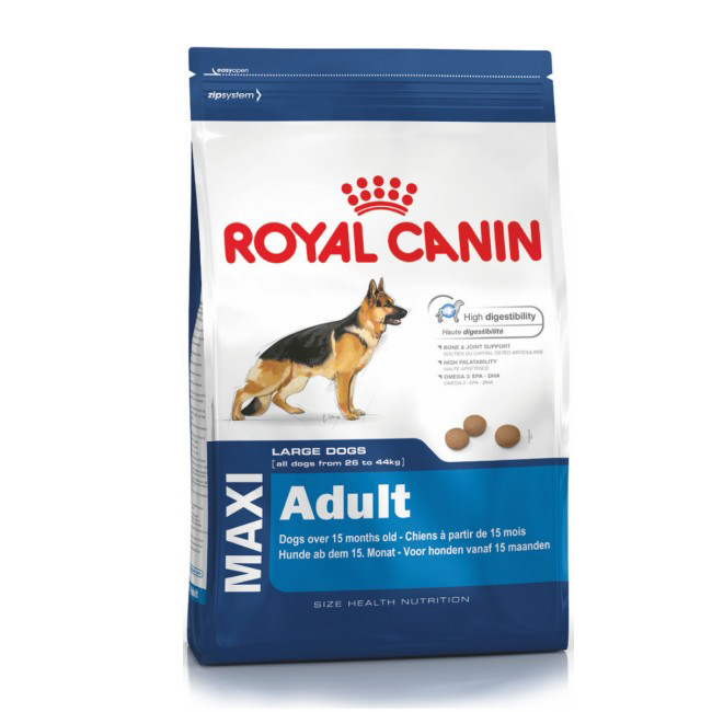 

Сухой корм Royal Canin Maxi Adult для собак крупных пород старше 15 месяцев, 4 кг