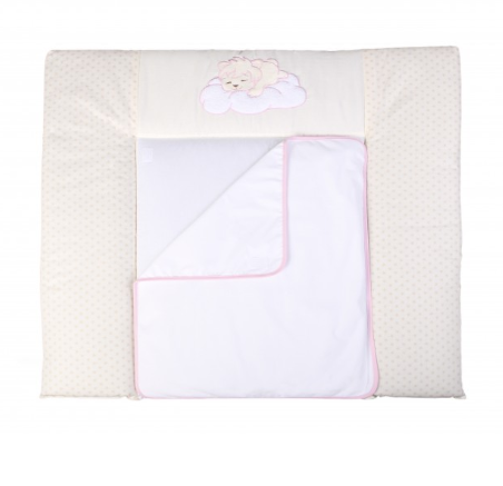 

Пеленальный матрасик Baby Veres Sleepyhead pink 72х80 см Тканевый