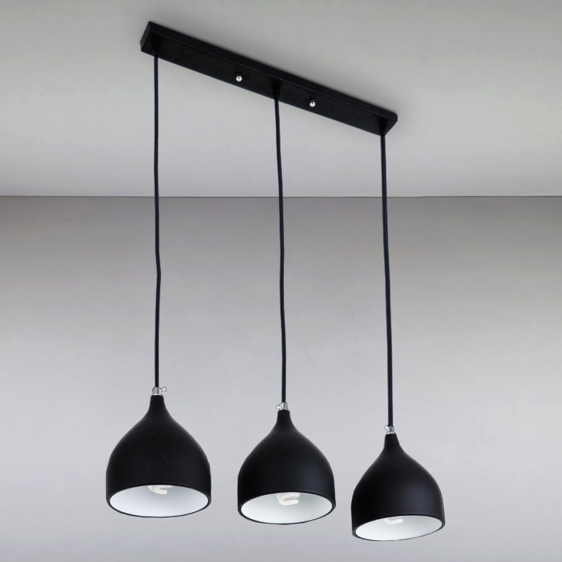 

Люстра подвесная Light House LS-10814-3 BLACK черная