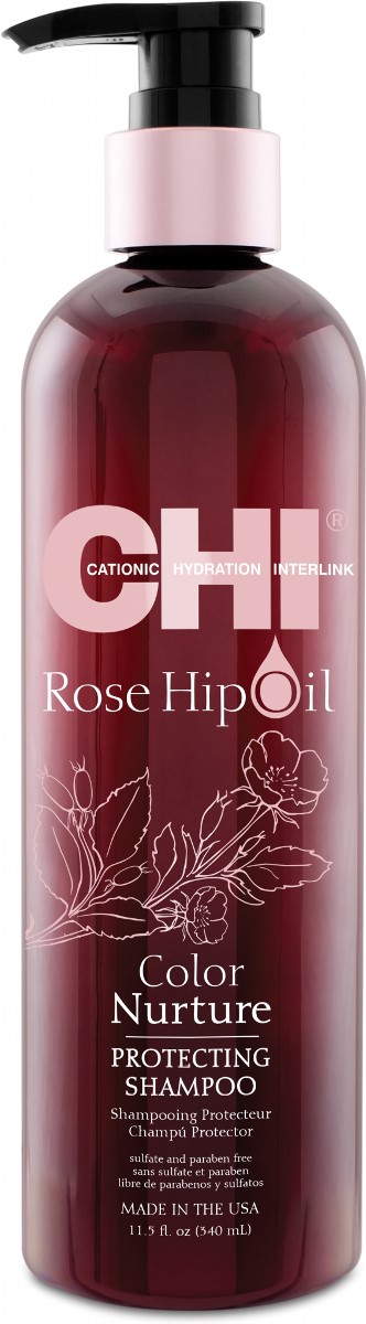 Акция на Шампунь для волос CHI Rose Hip Protecting Shampoo 340 мл (FB_CHIRHS12) (633911772744) от Rozetka UA