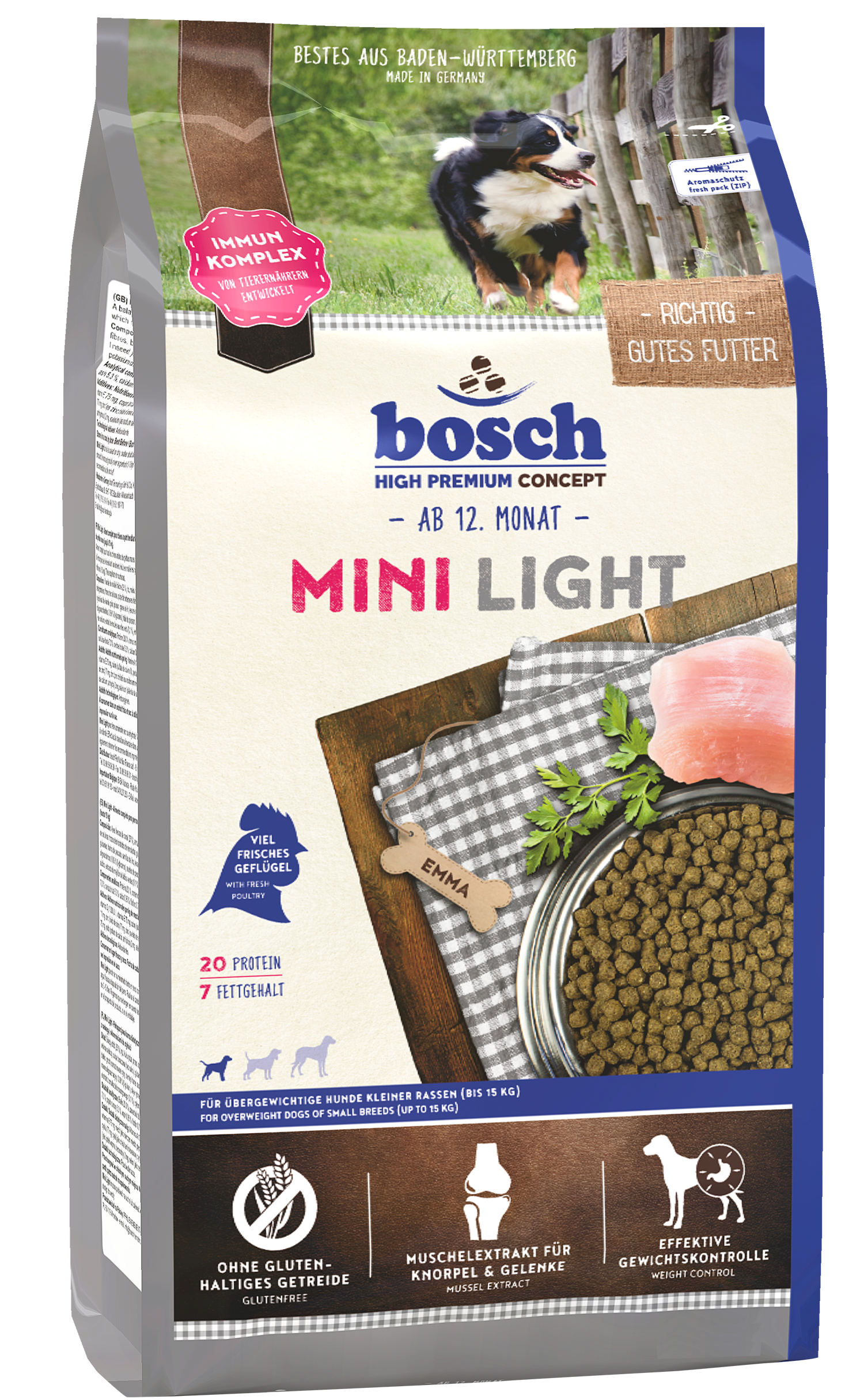 

Сухой корм для собак Bosch HPC Mini Light 2,5 кг (5213025)