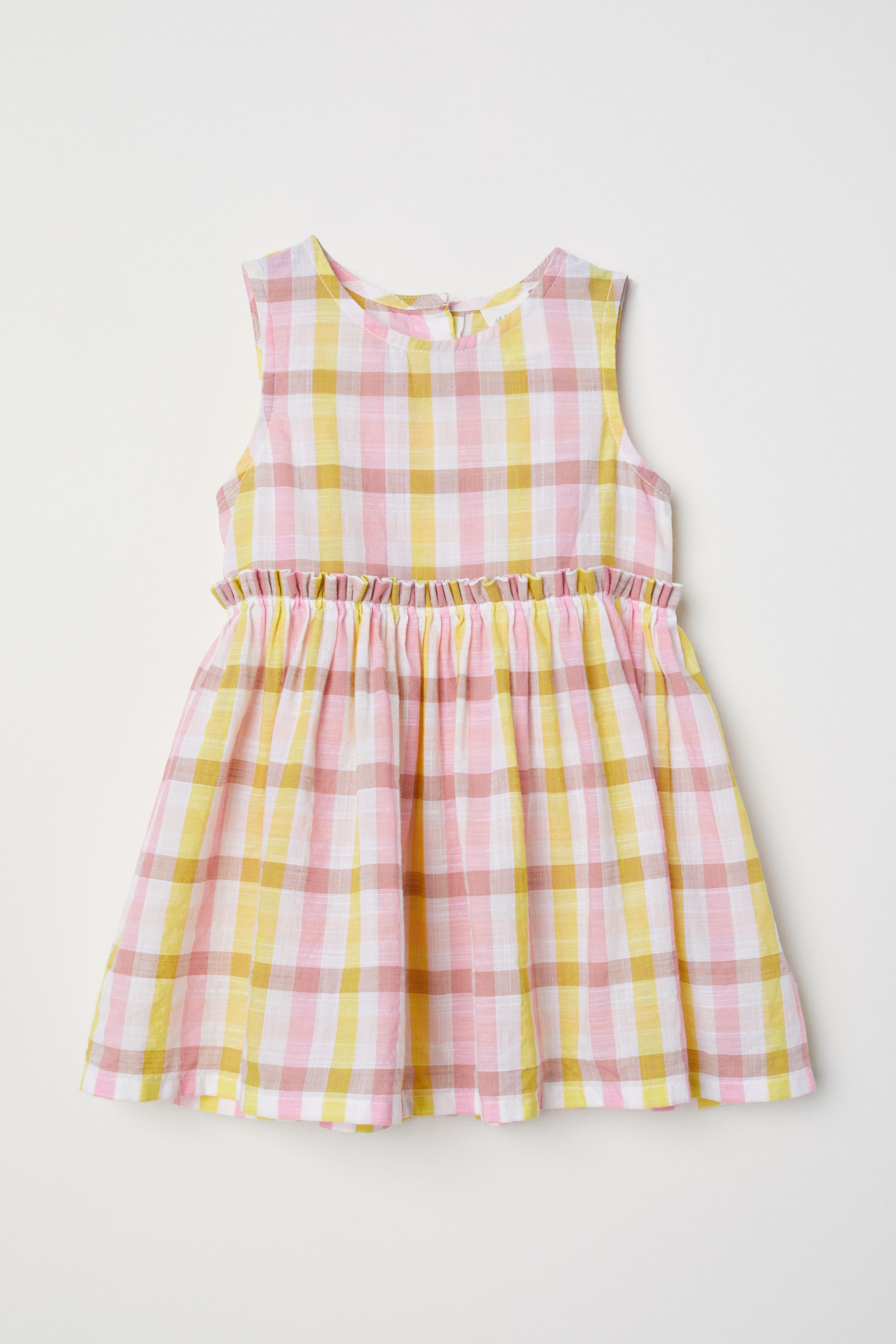 

Платье H&M 68см желтый клетка 6382488