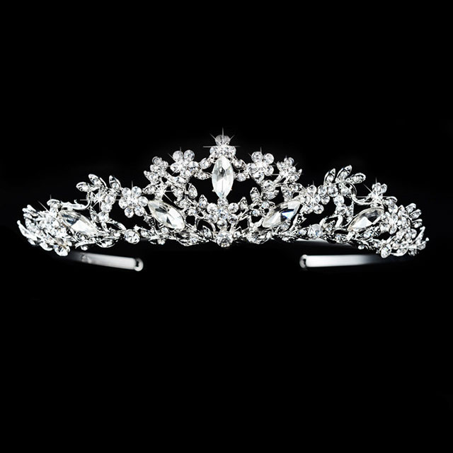 

Диадема С кристаллами DiaDemaGrand Серебряный с белым камнем (021614-15-2)