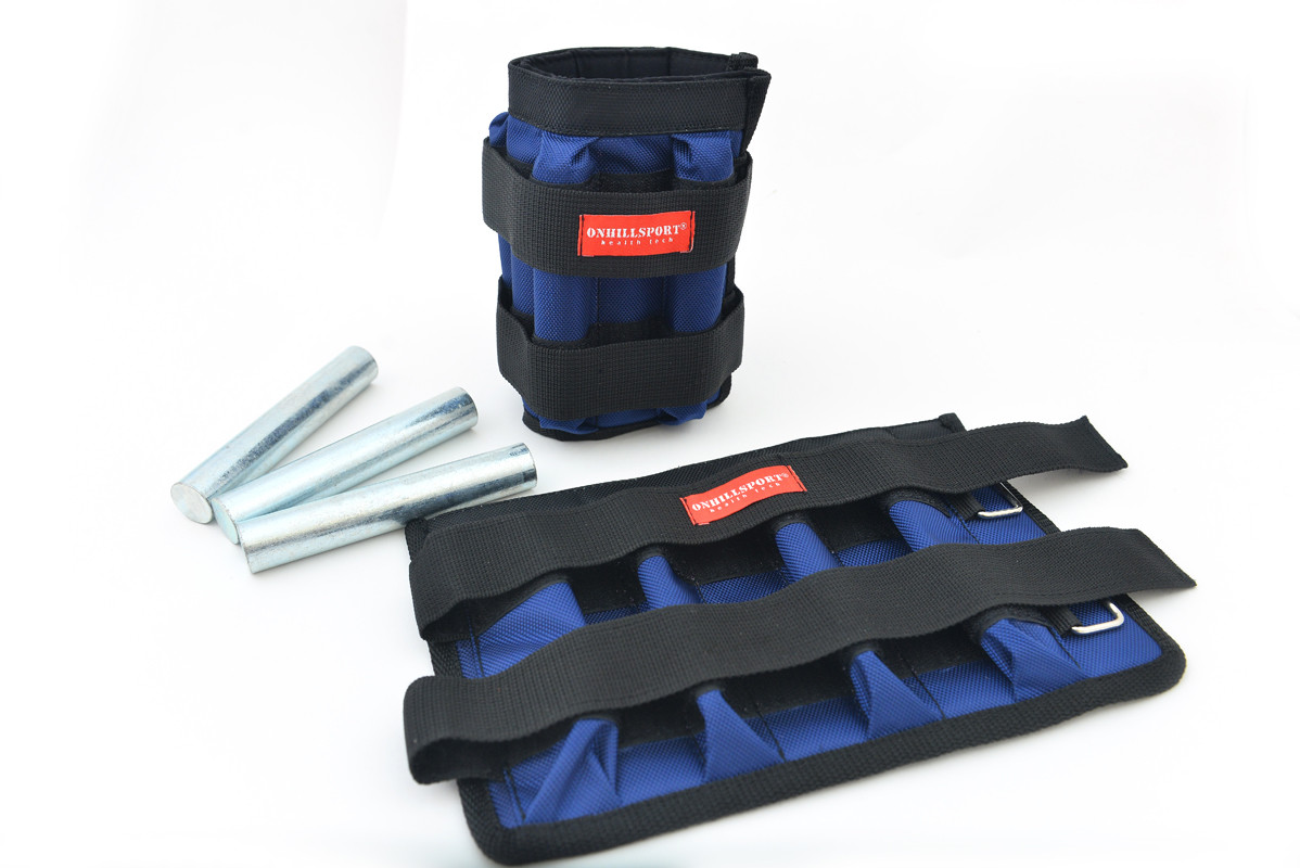 

Утяжелительные манжеты регулируемые 2 кг, под грузы 2х2 кг, 500 гр - 8 шт (без грузов) синий