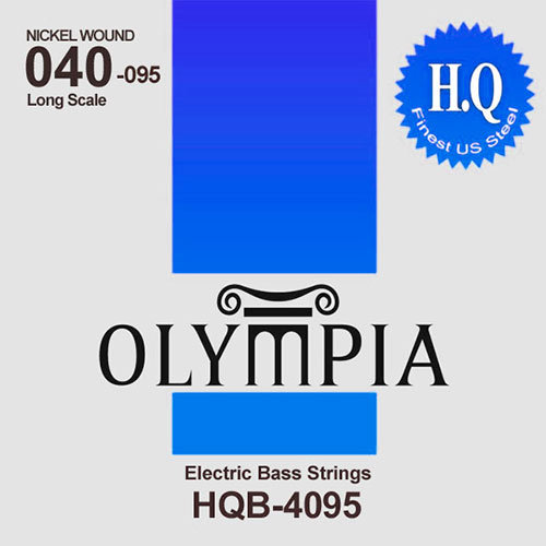 

Струны бас-гитары Olympia HQB-4095 Nickel Wound Long Scale Electric Bass Strings 40/95