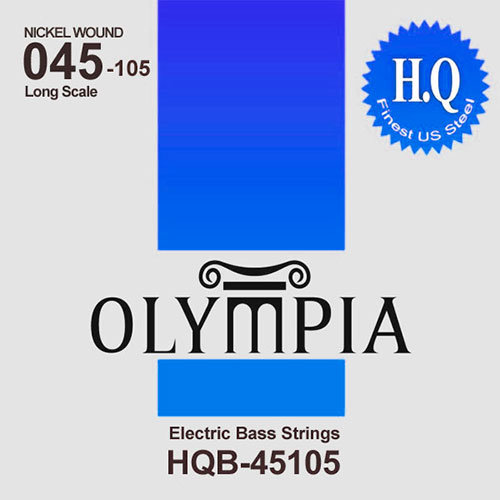 

Струны бас-гитары Olympia HQB-45105 Nickel Wound Long Scale Electric Bass Strings 45/105