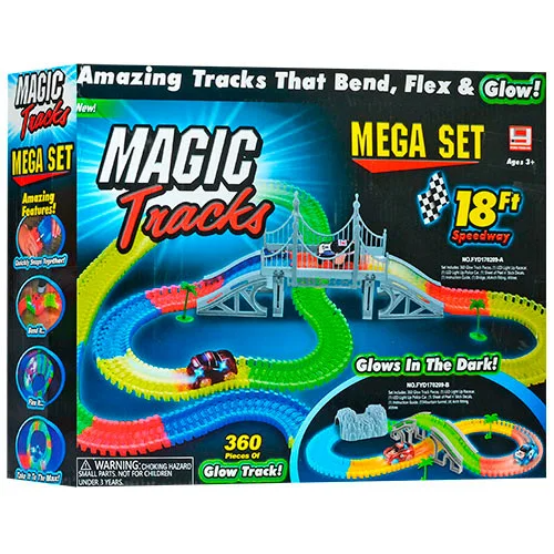 

Magic Tracks 360 светящийся трек меджик трек 360 деталей