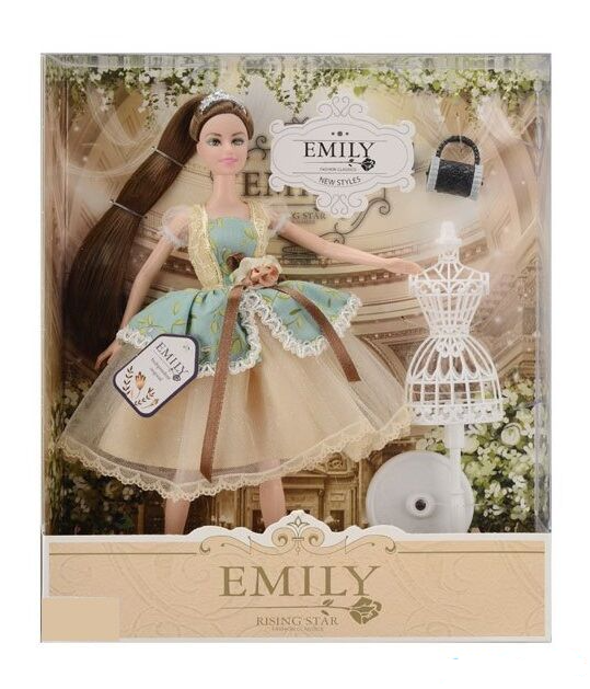 

Кукла Эмили Emily Fashion Classics брюнетка в пышном платье с высокой детализацией 30см вид 6