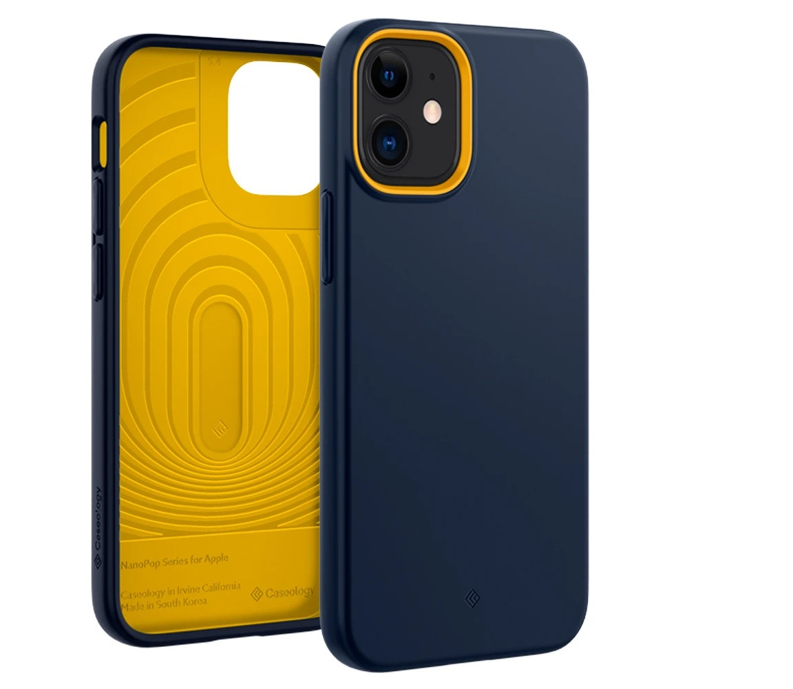 

Чехол Caseology Nano Pop для iPhone 12 Mini Blueberry Navy
