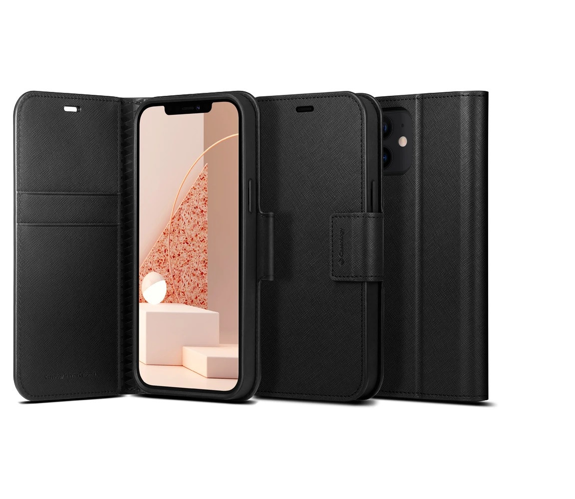 

Чехол-книжка Caseology Calin для iPhone 12 / 12 Pro Black