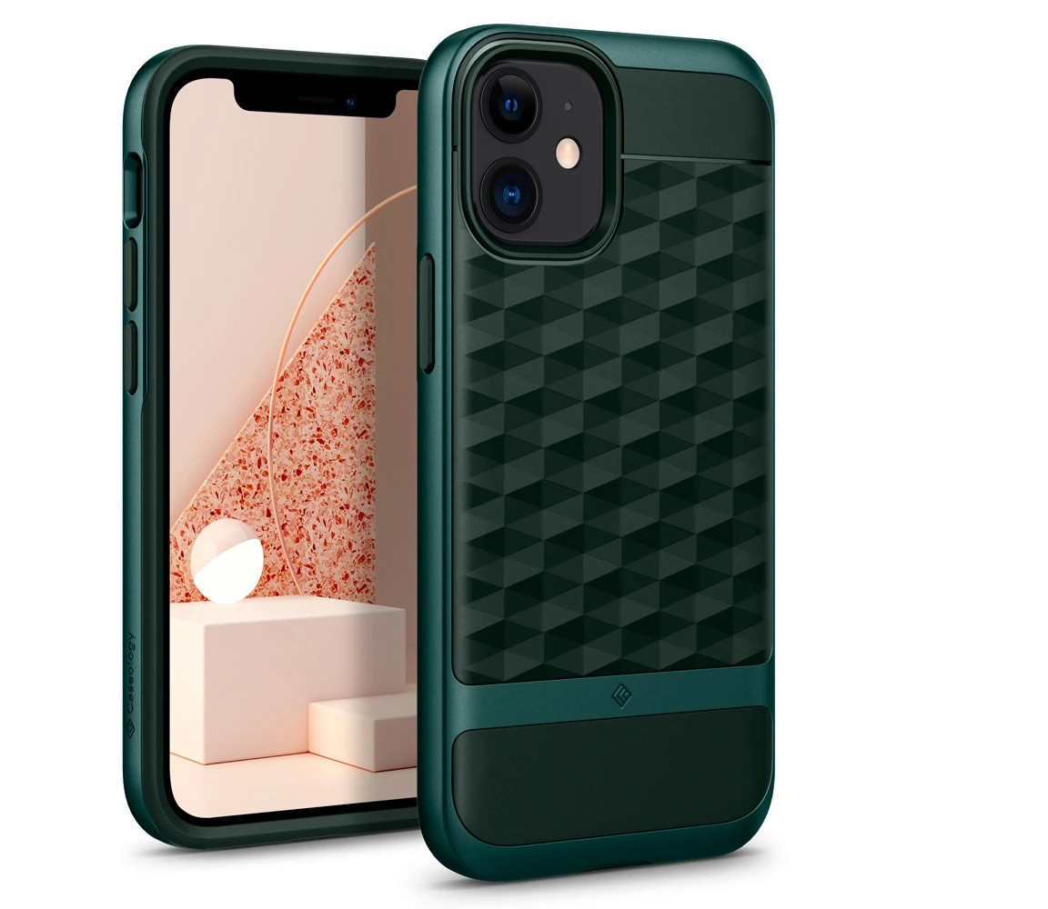 

Чехол Caseology Parallax для iPhone 12 Mini Midnight Green