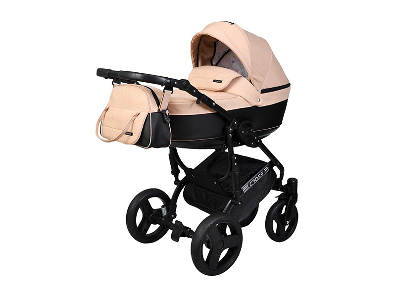 

Детская коляска 2 в 1 Angelina Cross Solo бежевая color 28