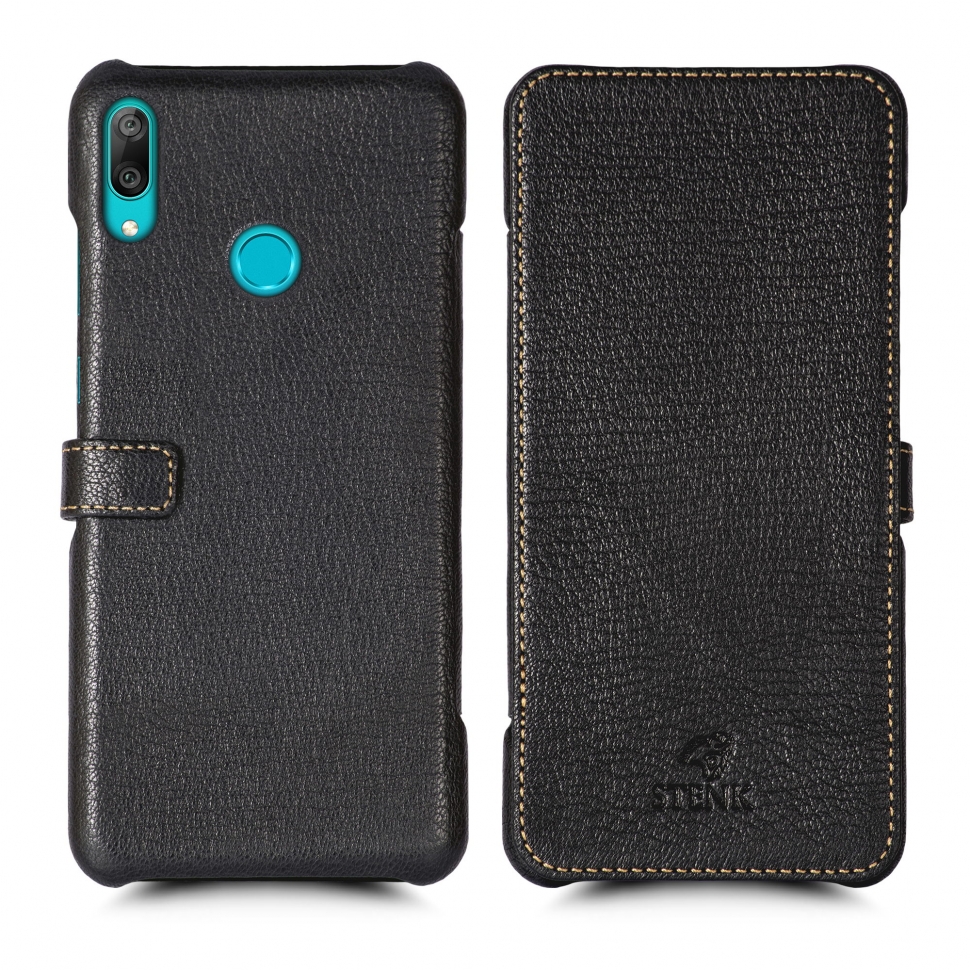 

Чехол книжка Stenk Premium для Huawei Y7 (2019) Чёрный