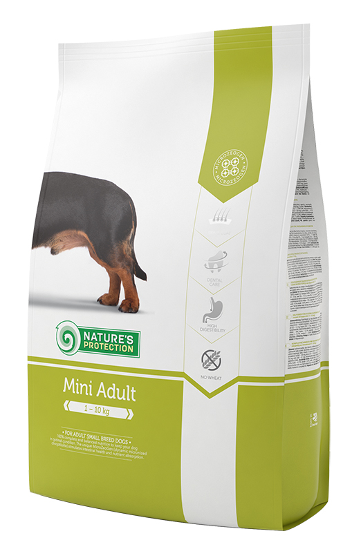 

Сухой корм Nature's Protection Dog Mini Adult для взрослых собак мелких пород (курица) 2 кг