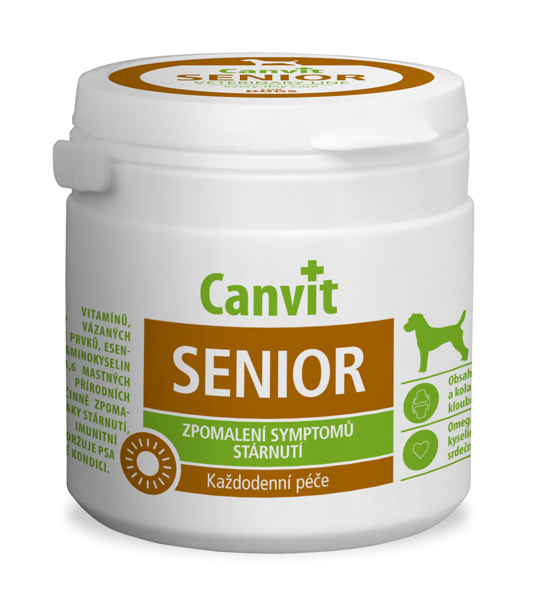 

Кормовая добавка Canvit Senior с витаминами и минералами для собак старше 7 лет 500 табл