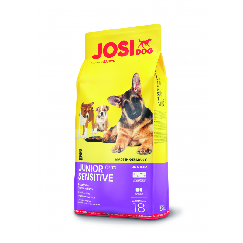 

Сухой корм Josera JosiDog Junior Sensitive 25/17 для щенков с чувствительным пищеварением 18 кг