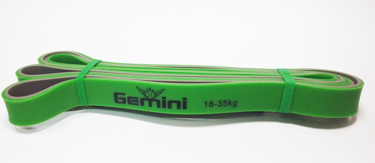 

Резинка для подтягиваний Gemini на 18-35 кг Зеленая power bands