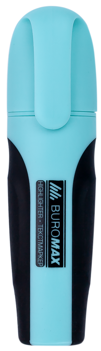 

Набор текстовых маркеров с резиновыми вставками Buromax Pastel 2-4 мм 12 шт Бирюзовый (BM.8905-06)