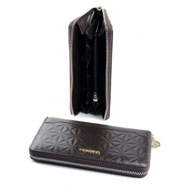 

Женский кошелек кожа WCash A116-3124-3 Coffee
