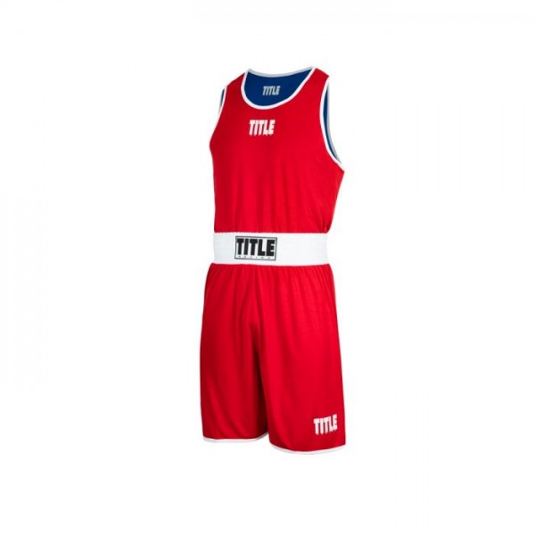 

Форма для бокса TITLE Reversible Aerovent Elite Amateur Boxing Set Двухсторонняя Синяя/Красная (S)