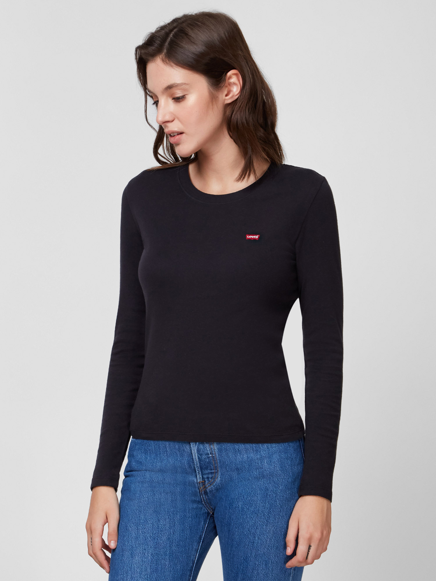 

Лонгслив Levi's LS Baby Tee Caviar 69555-0014 L