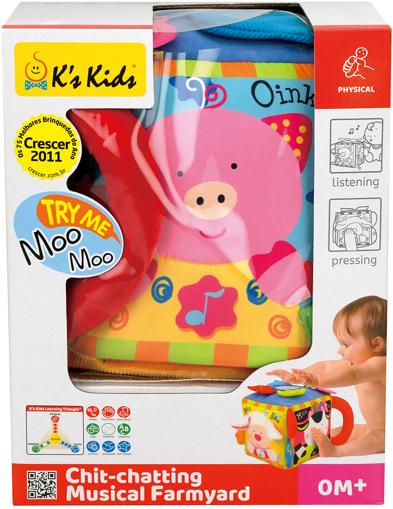 

Куб Ks Kids Ферма с музыкальными эффектами (TOYSKA10603-GB)