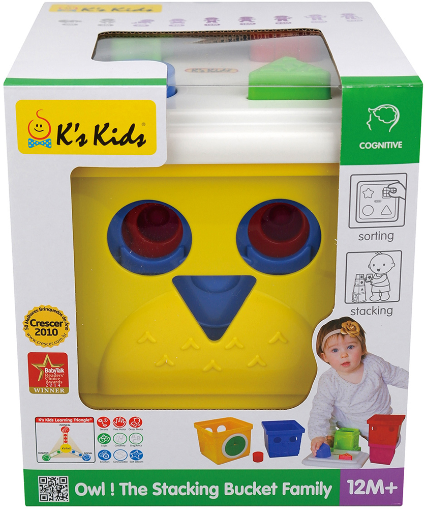 

Сортер-пирамидка Ks Kids Сова (KA10498-GB)