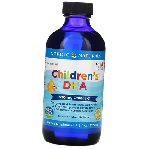 

Children's DHA Liquid Nordic Naturals 237мл Клубника (67352006)