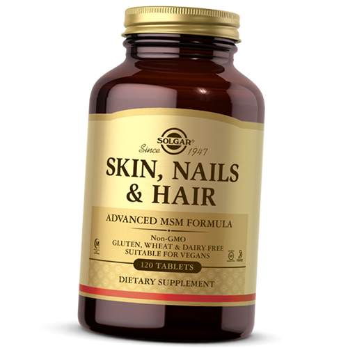 

Витамины для волос, кожи и ногтей, Skin, Nails & Hair, Solgar 120таб (36313059)