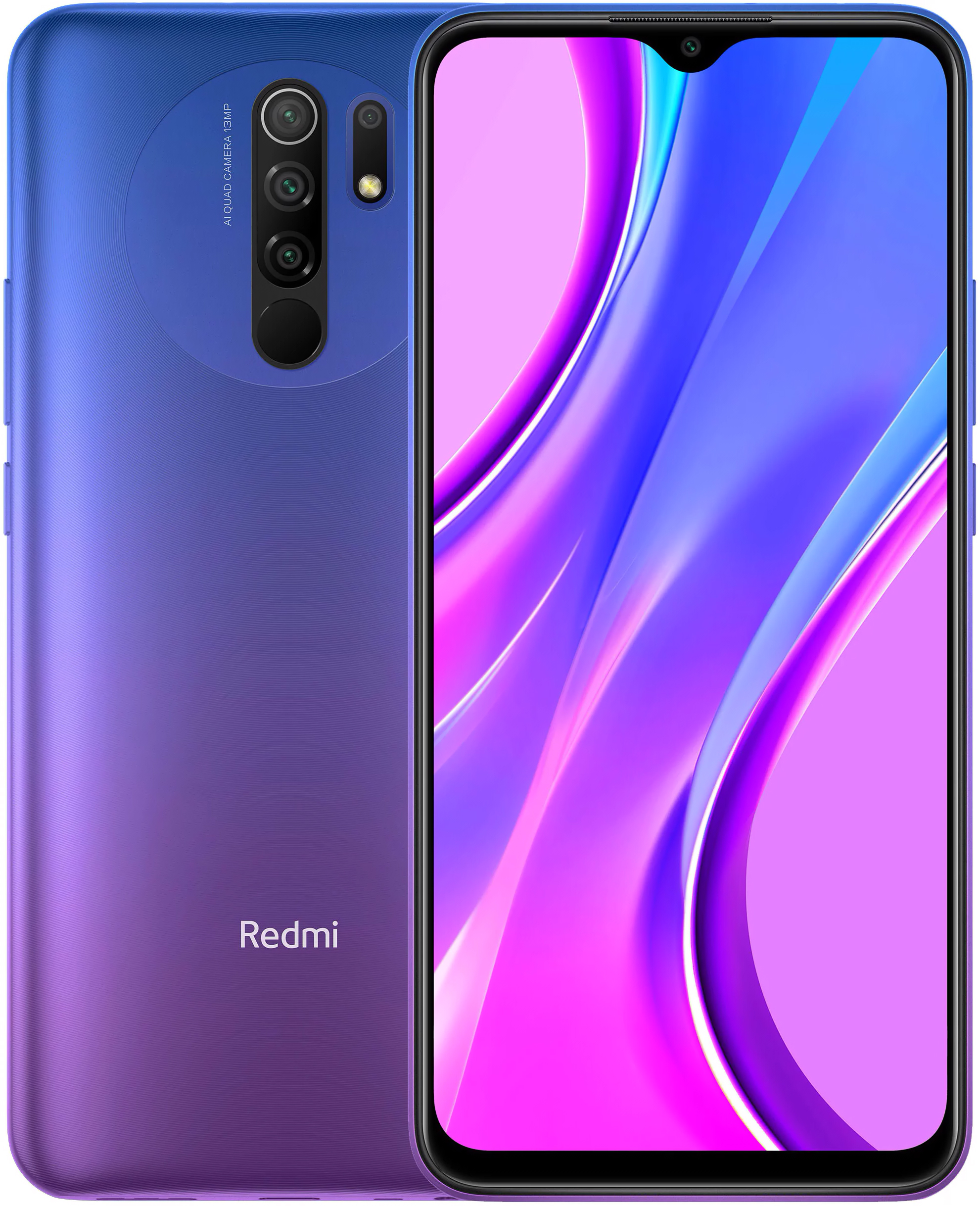 

Мобильный телефон Xiaomi Redmi 9 3/32GB Sunset Purple (Международная версия)