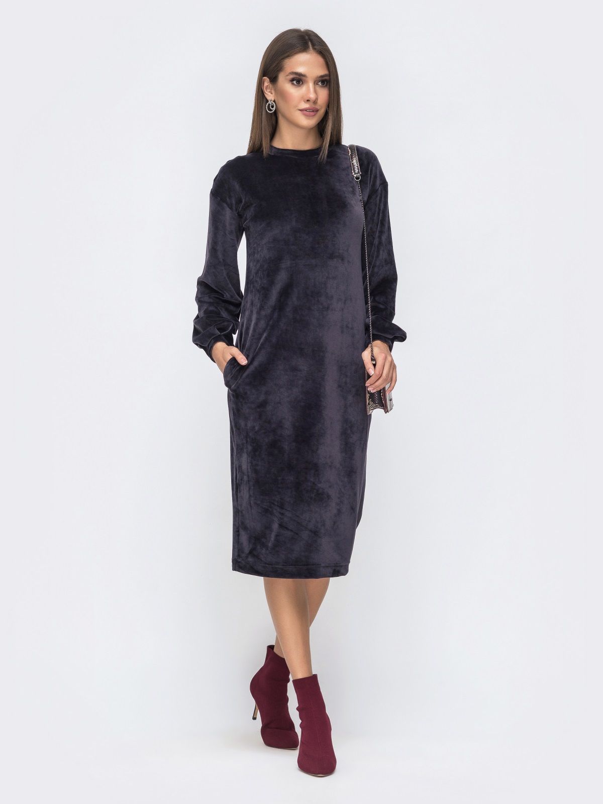 

Платье Dressa 40260 46 Серое